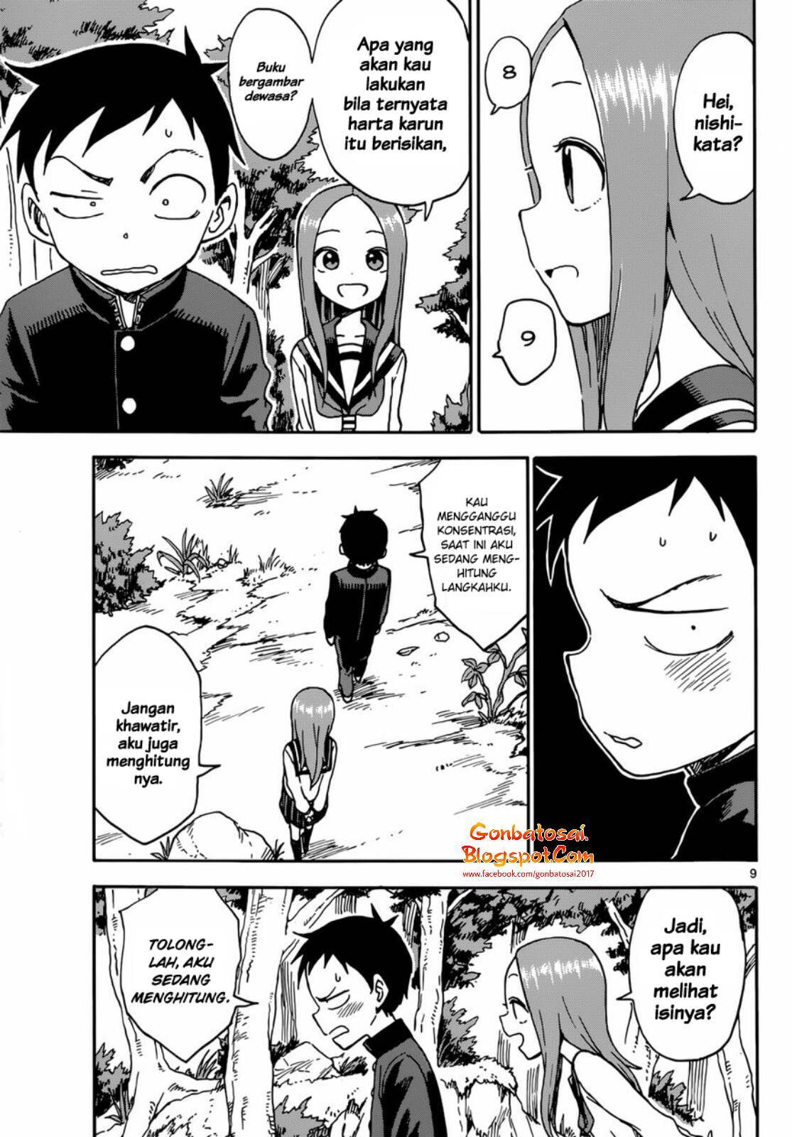 Karakai Jouzu no Takagi-san Chapter 40