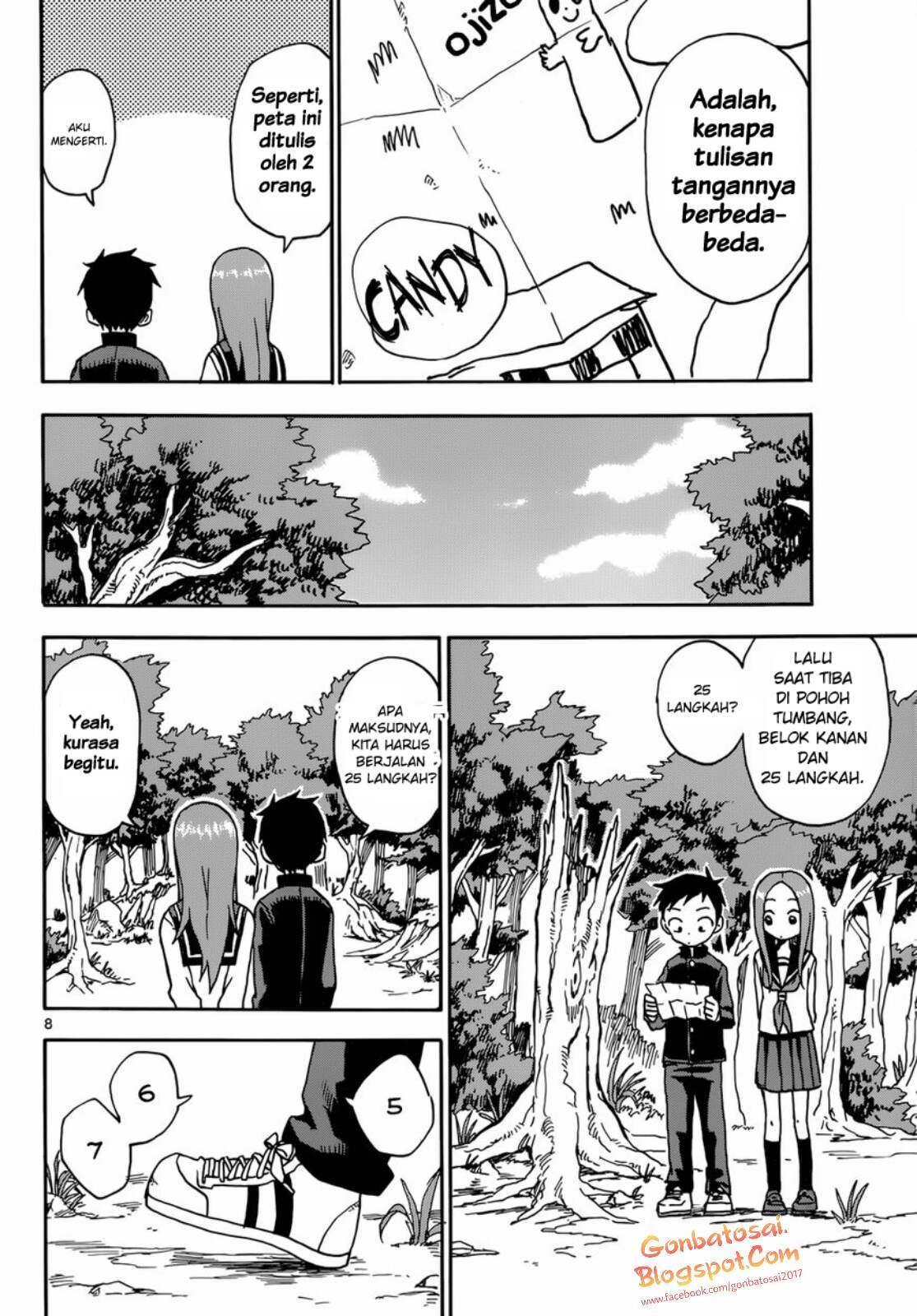 Karakai Jouzu no Takagi-san Chapter 40