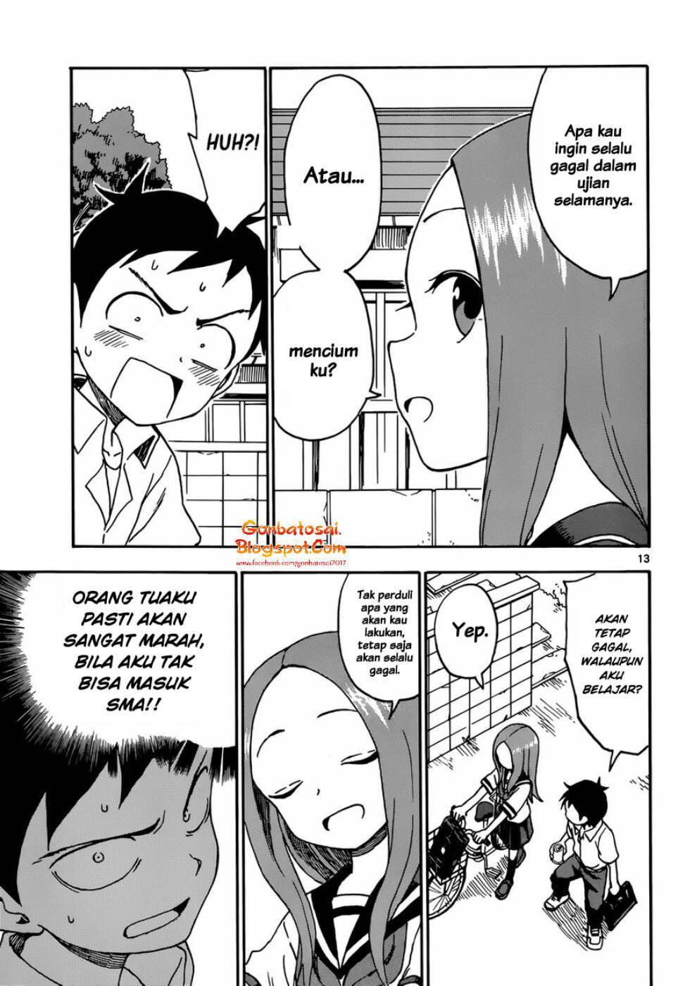 Karakai Jouzu no Takagi-san Chapter 42