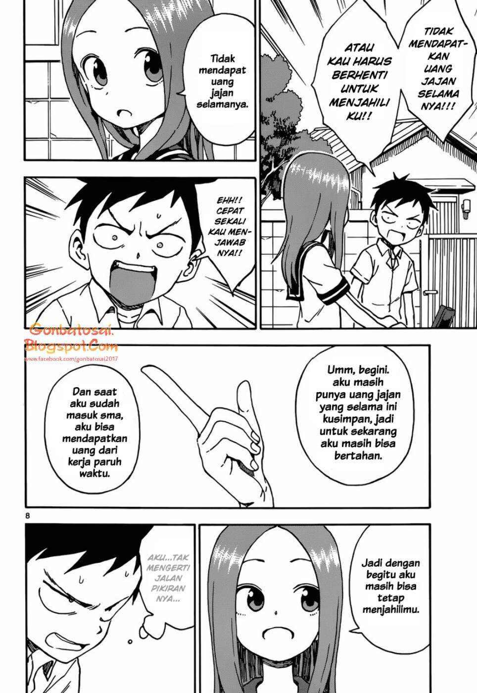 Karakai Jouzu no Takagi-san Chapter 42