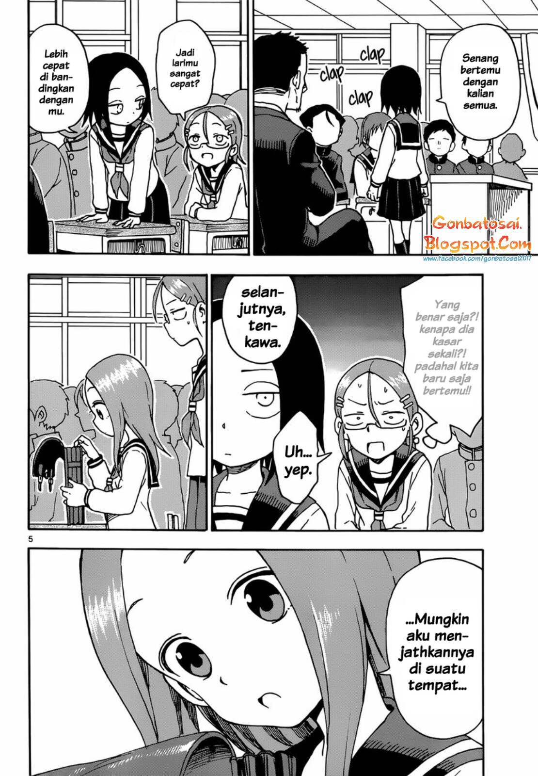 Karakai Jouzu no Takagi-san Chapter 48