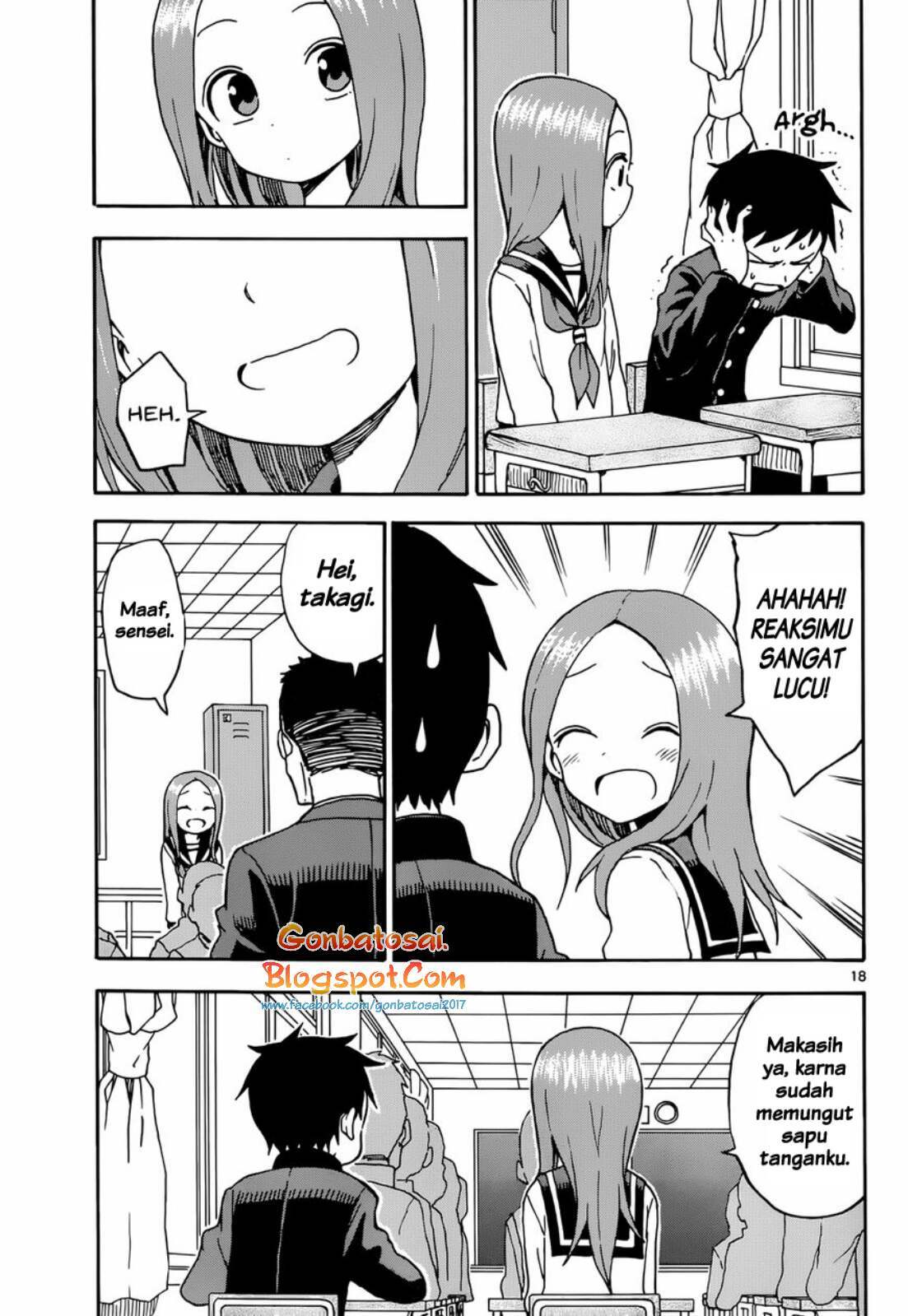 Karakai Jouzu no Takagi-san Chapter 48