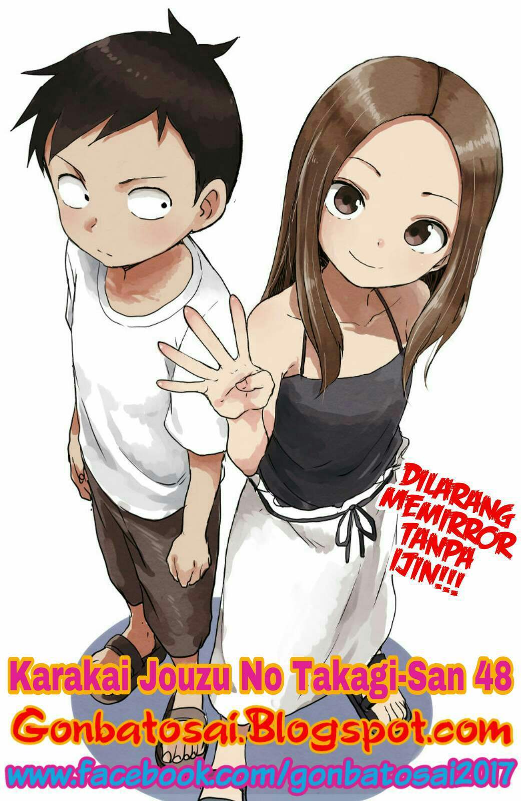 Karakai Jouzu no Takagi-san Chapter 48