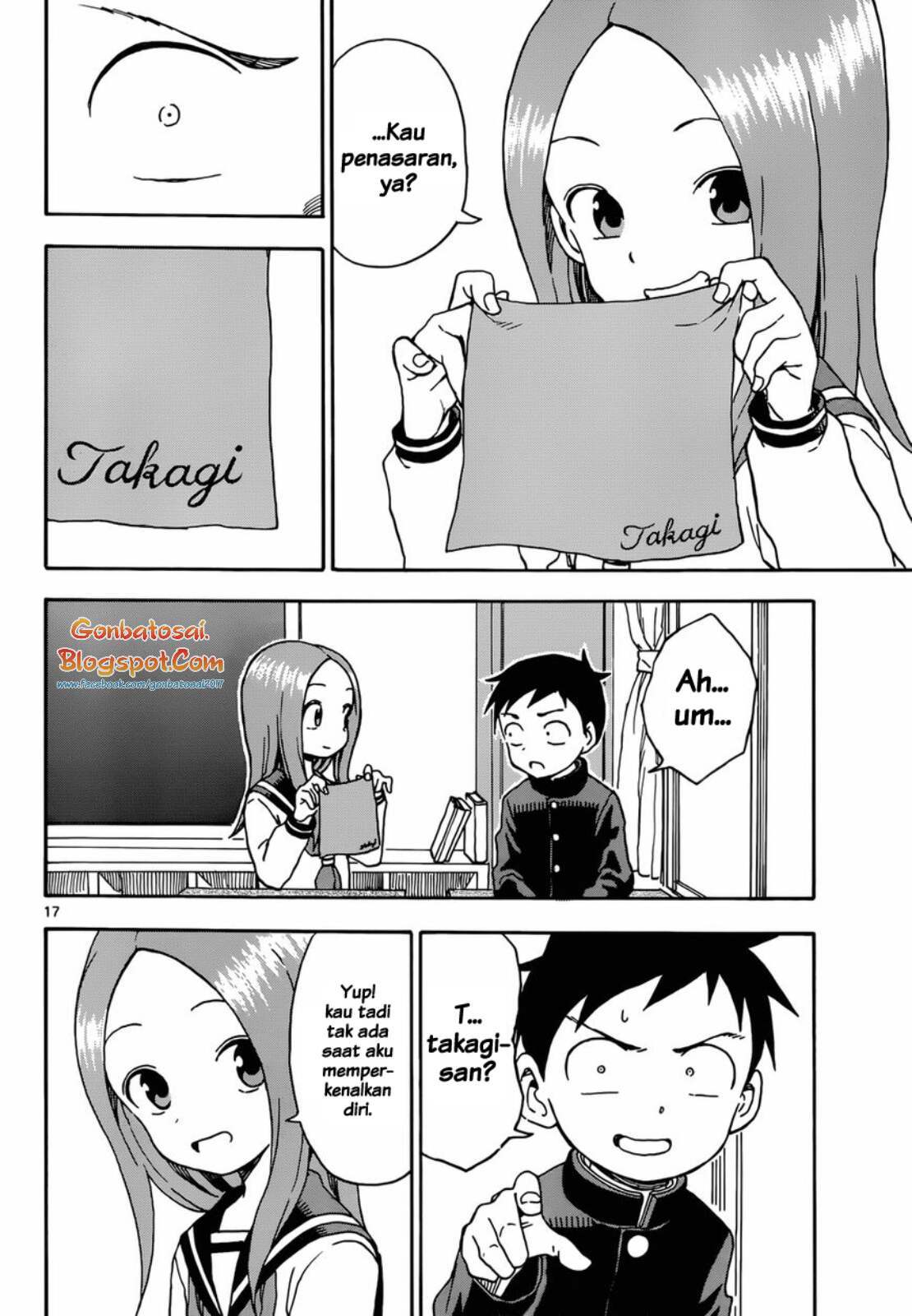 Karakai Jouzu no Takagi-san Chapter 48