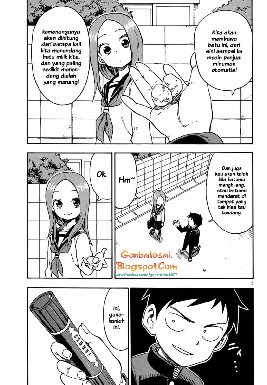 Karakai Jouzu no Takagi-san Chapter 49