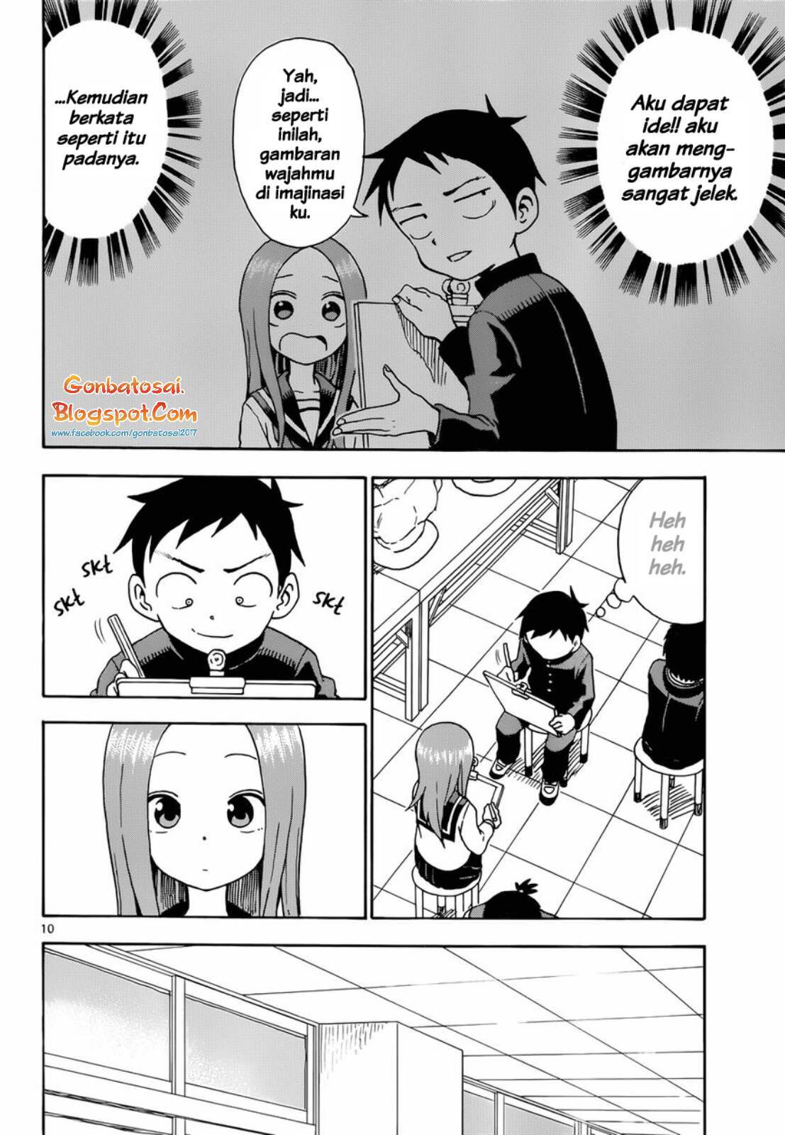 Karakai Jouzu no Takagi-san Chapter 50