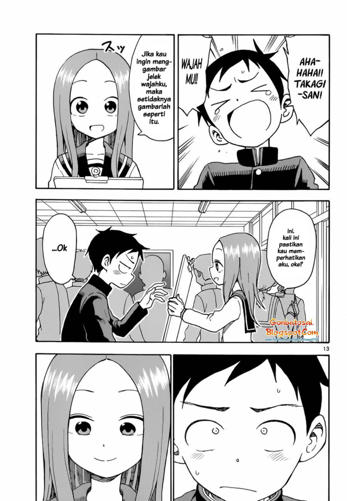 Karakai Jouzu no Takagi-san Chapter 50