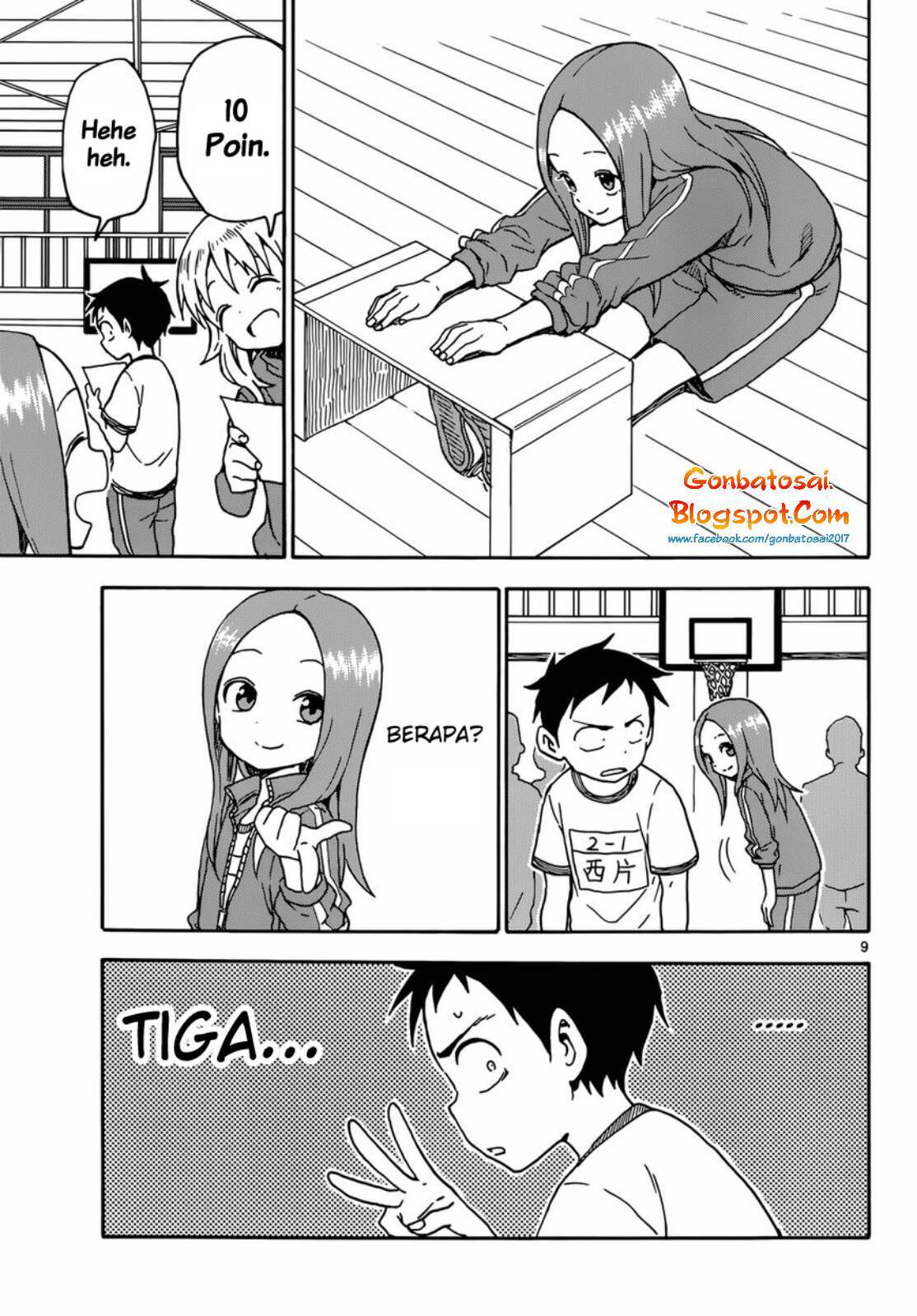 Karakai Jouzu no Takagi-san Chapter 52