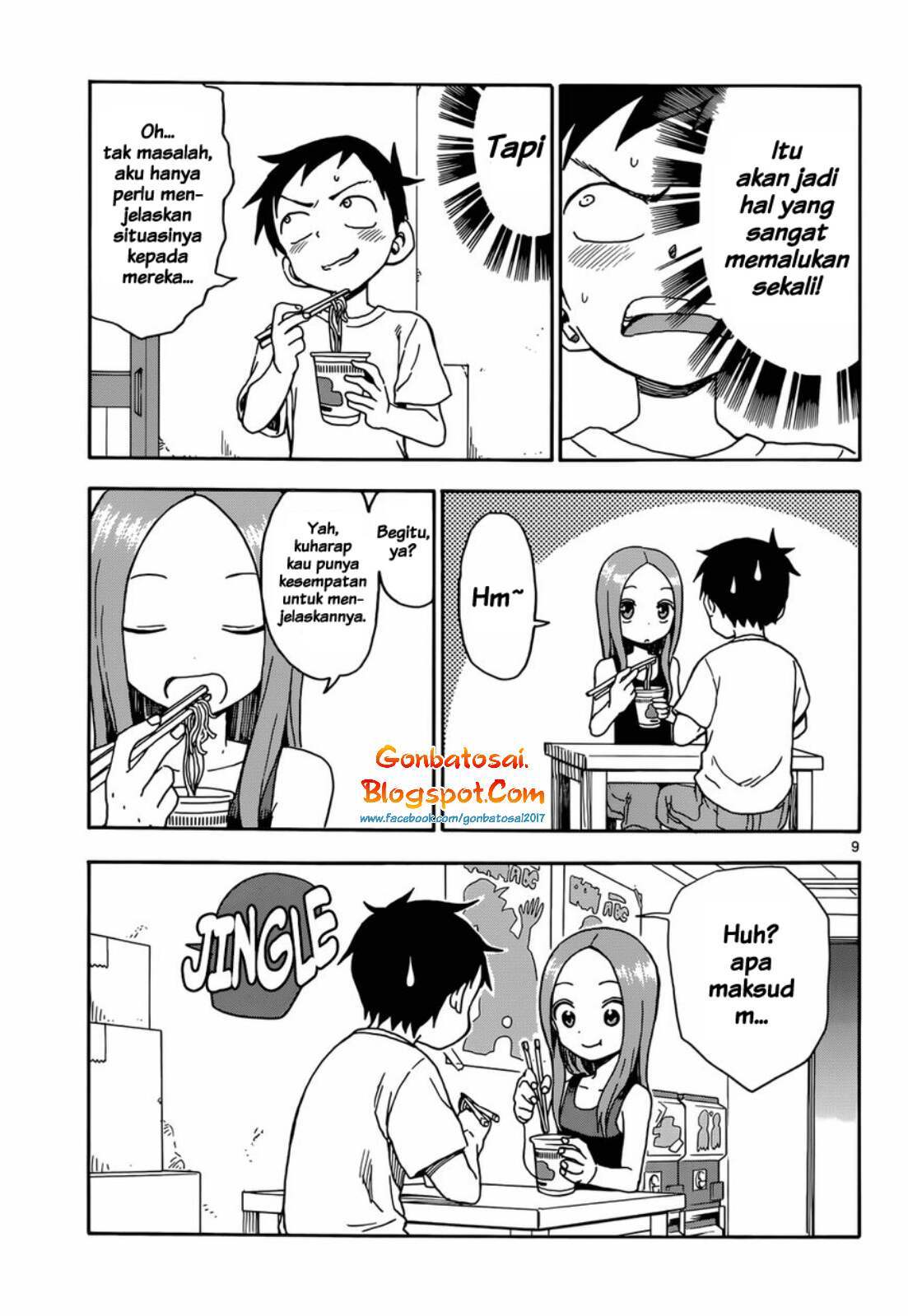 Karakai Jouzu no Takagi-san Chapter 53