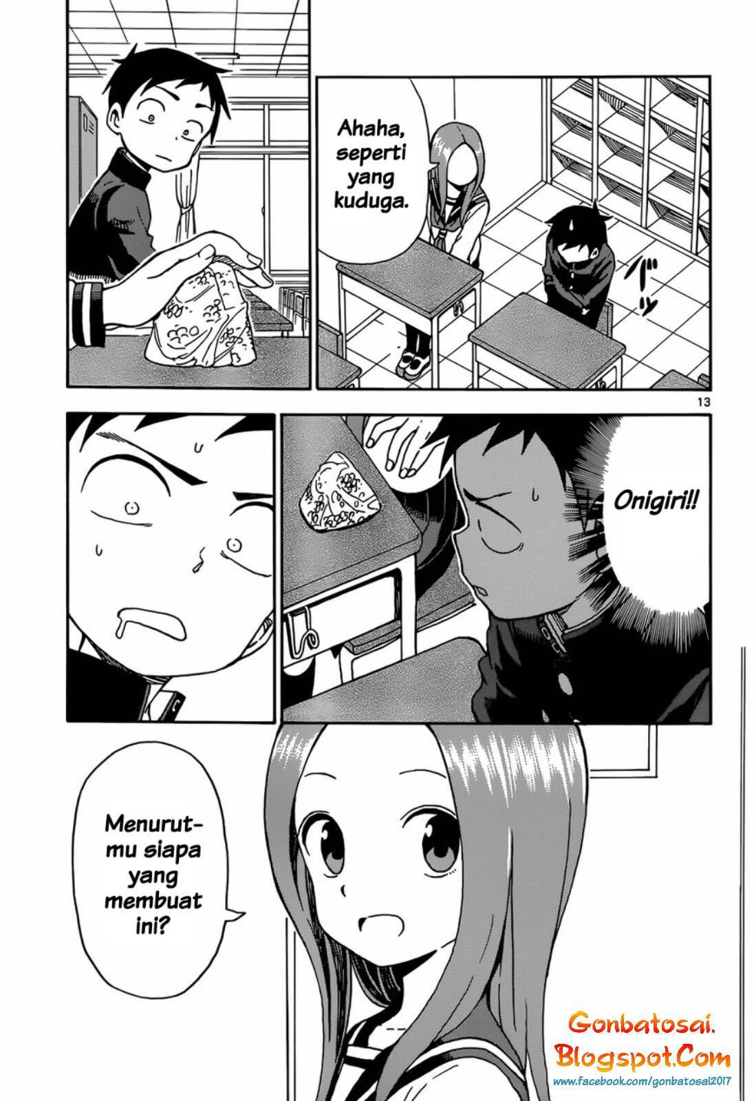 Karakai Jouzu no Takagi-san Chapter 54