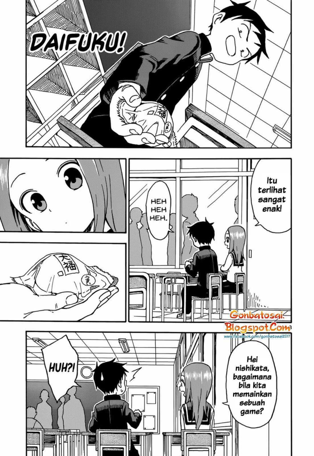 Karakai Jouzu no Takagi-san Chapter 54