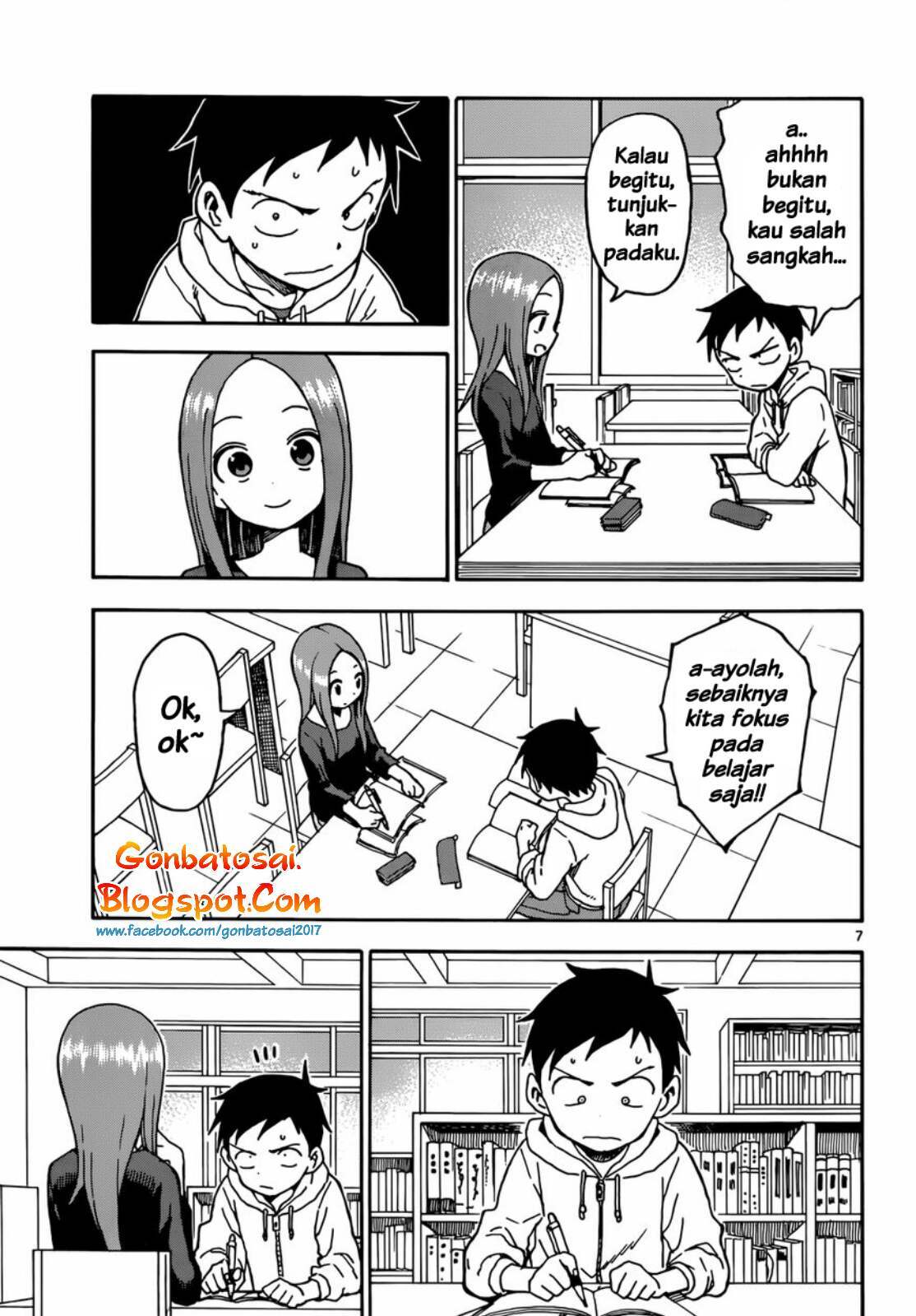 Karakai Jouzu no Takagi-san Chapter 55