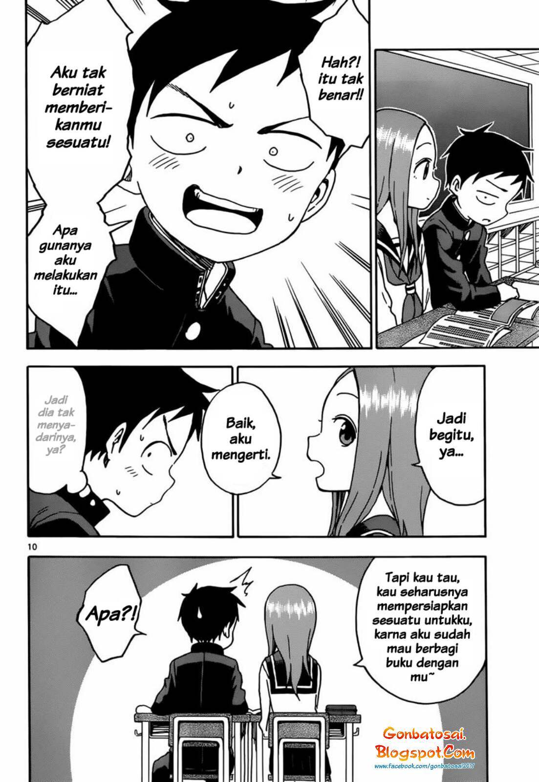 Karakai Jouzu no Takagi-san Chapter 61