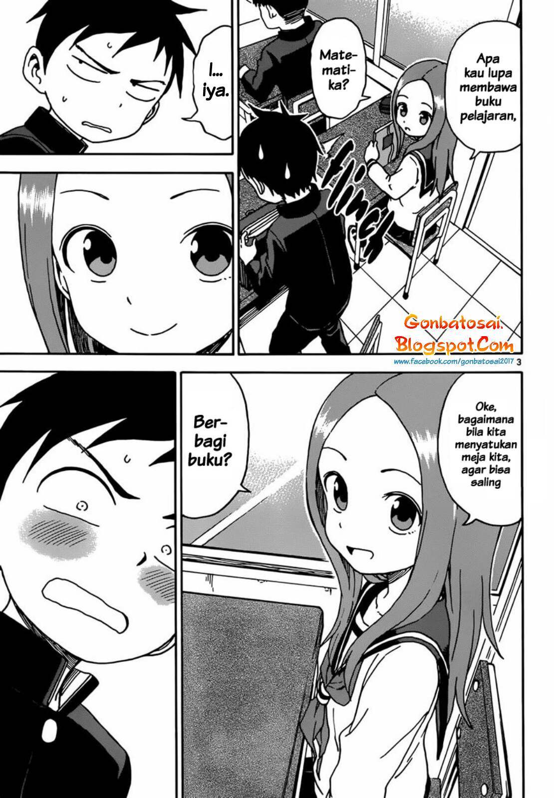 Karakai Jouzu no Takagi-san Chapter 61