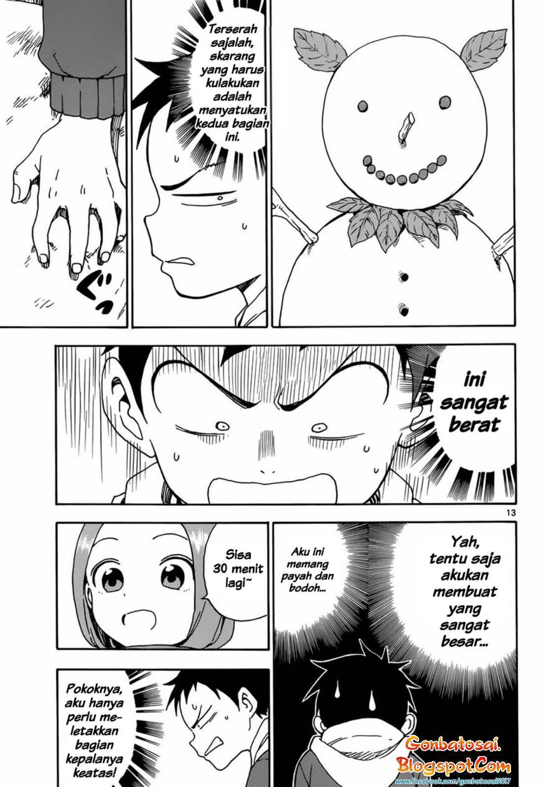 Karakai Jouzu no Takagi-san Chapter 62