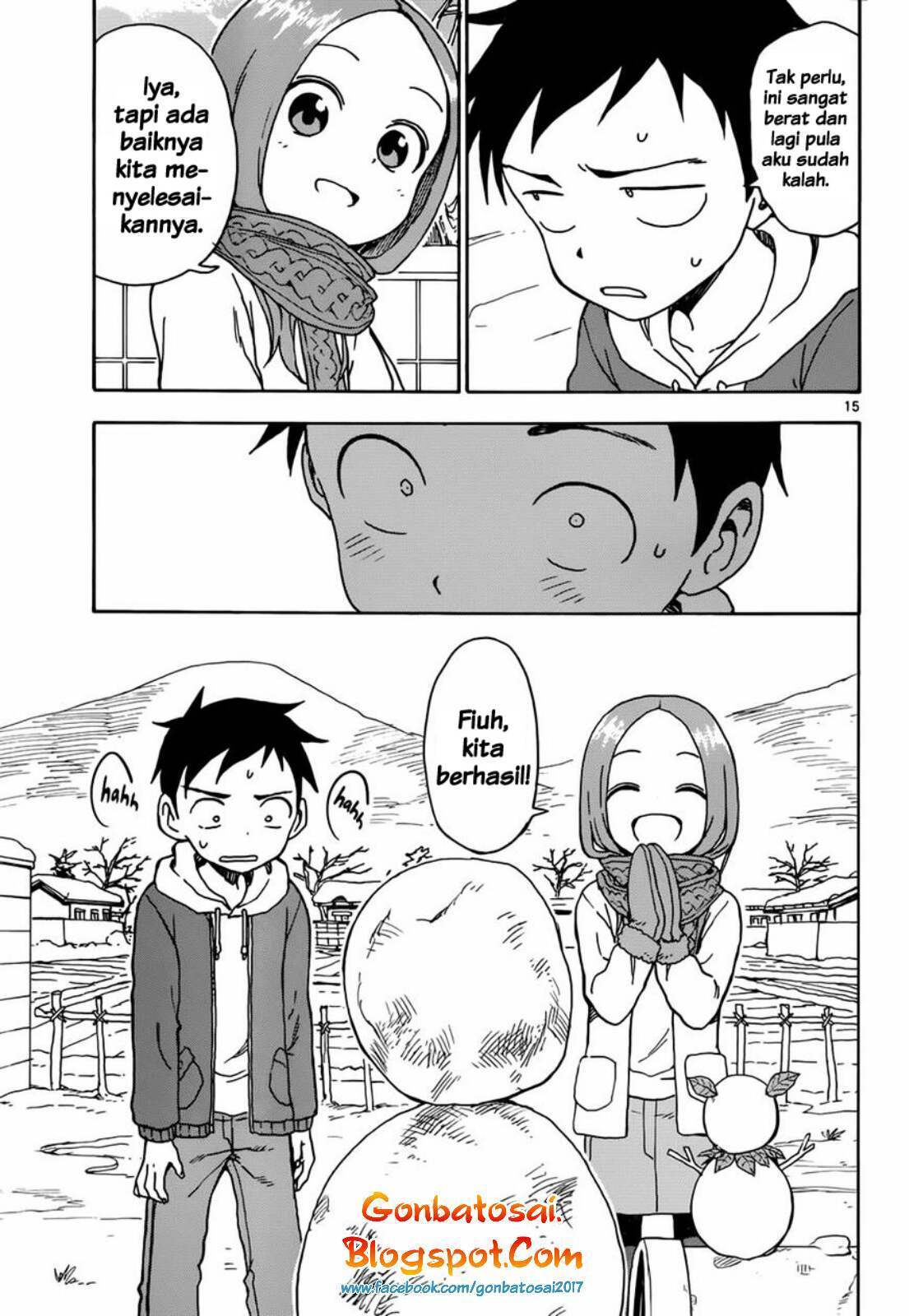 Karakai Jouzu no Takagi-san Chapter 62