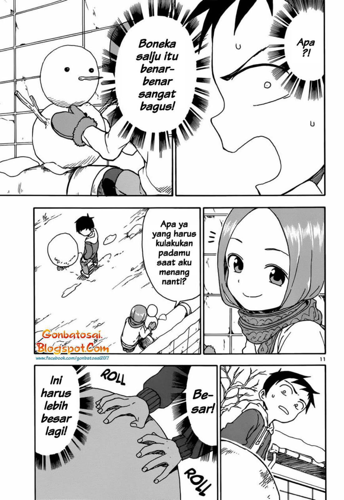 Karakai Jouzu no Takagi-san Chapter 62