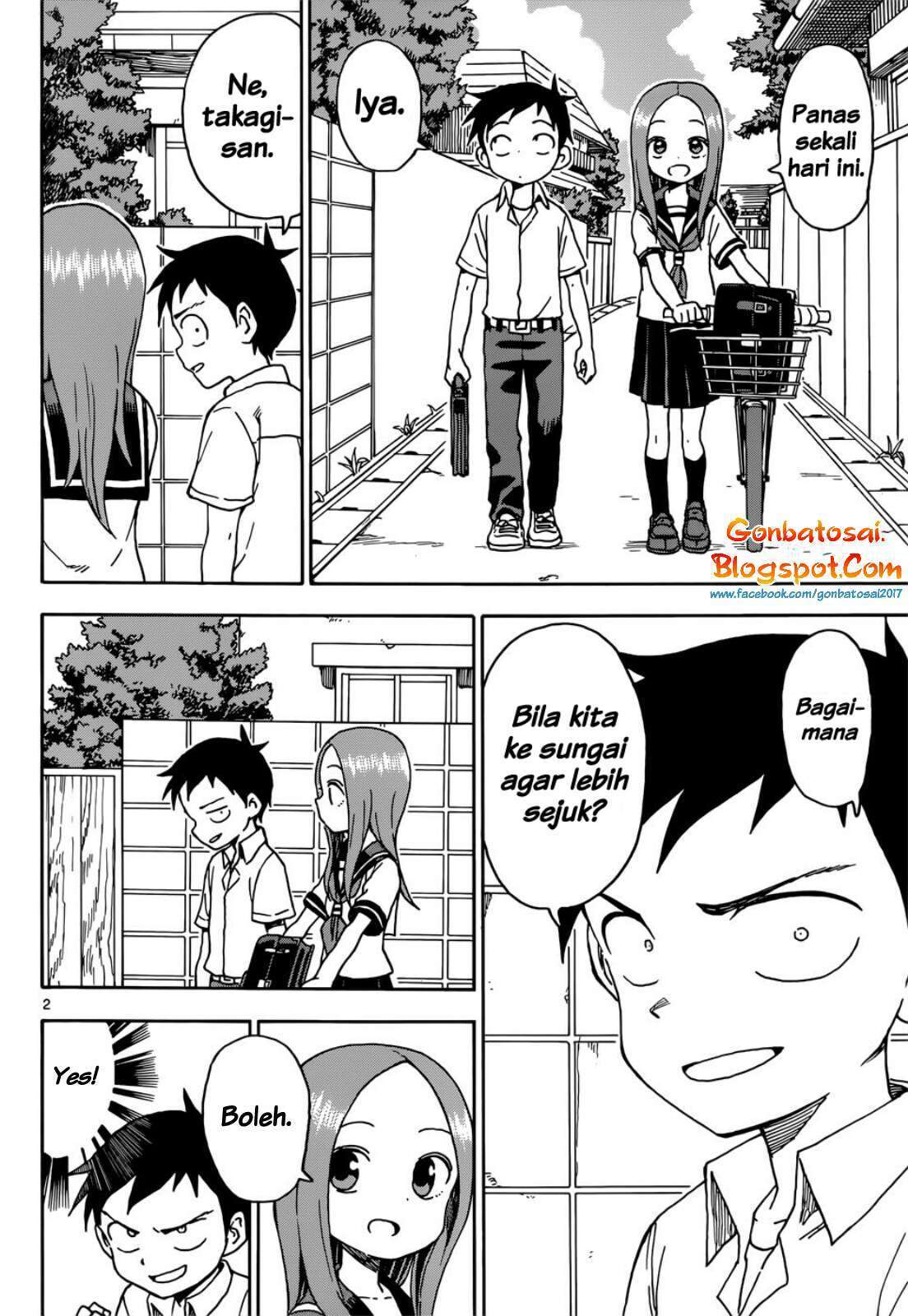 Karakai Jouzu no Takagi-san Chapter 64