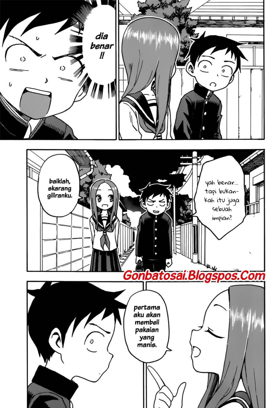 Karakai Jouzu no Takagi-san Chapter 66