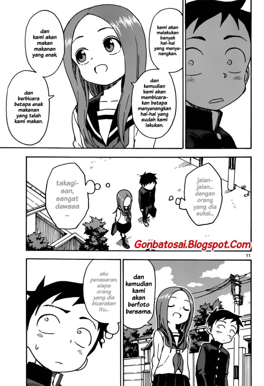 Karakai Jouzu no Takagi-san Chapter 66