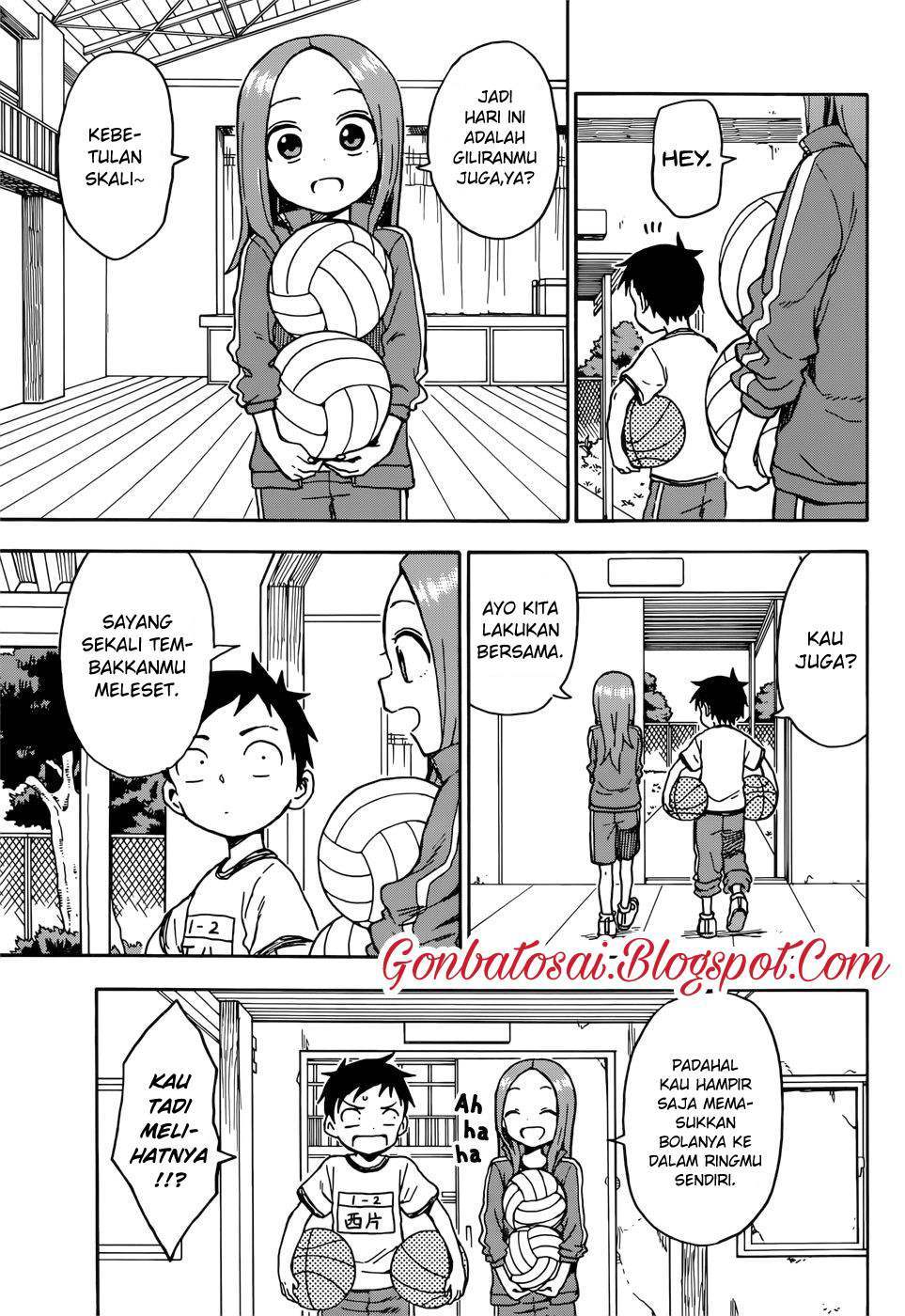 Karakai Jouzu no Takagi-san Chapter 71