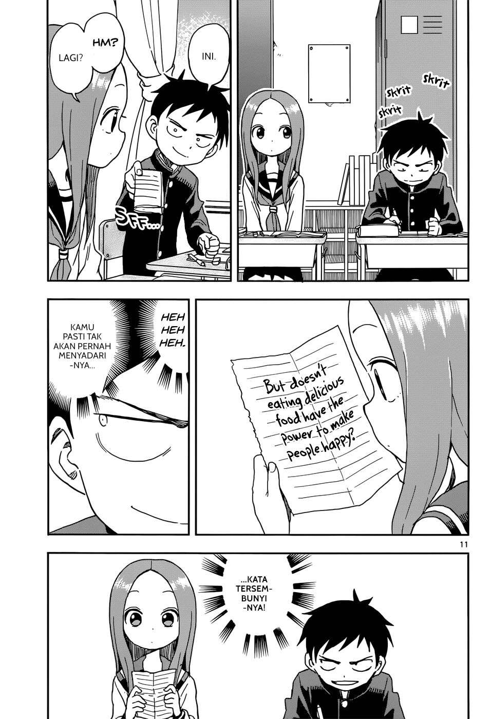 Karakai Jouzu no Takagi-san Chapter 84