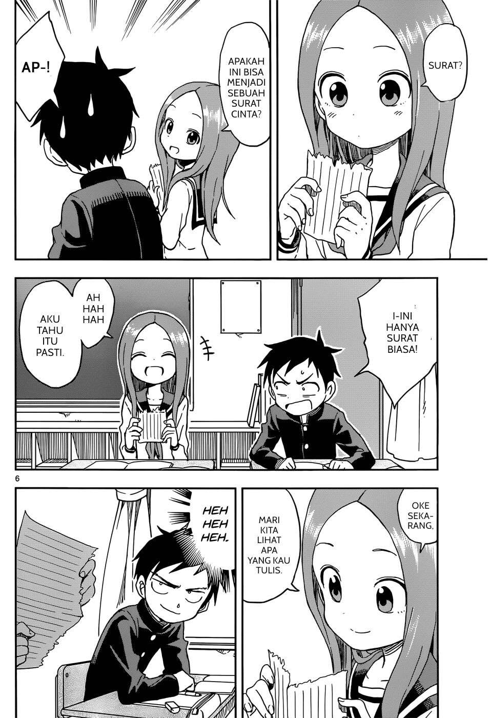 Karakai Jouzu no Takagi-san Chapter 84