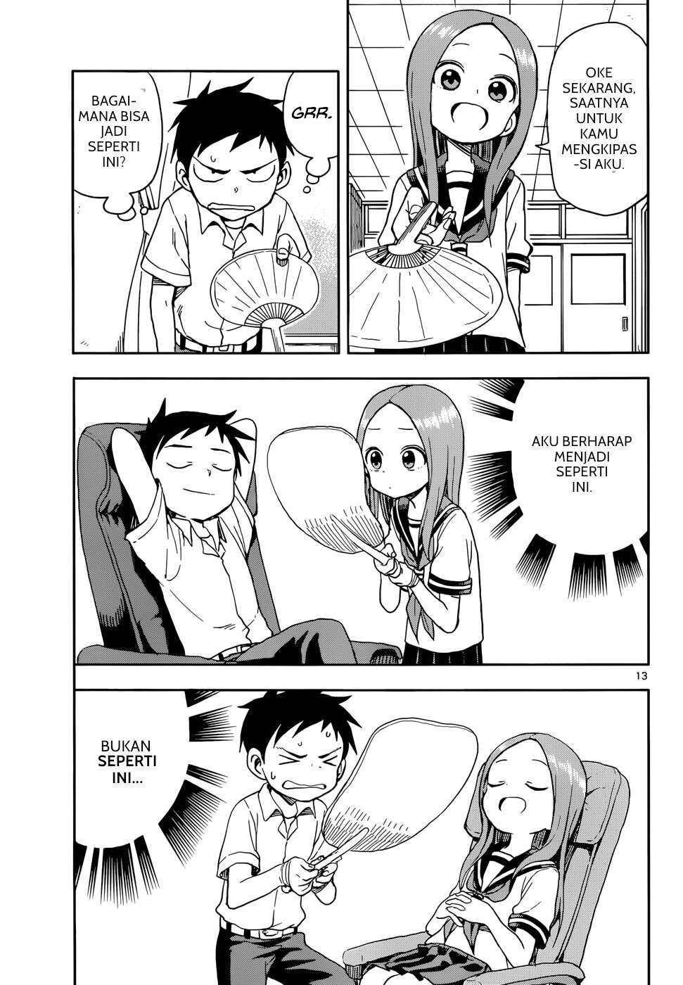 Karakai Jouzu no Takagi-san Chapter 86