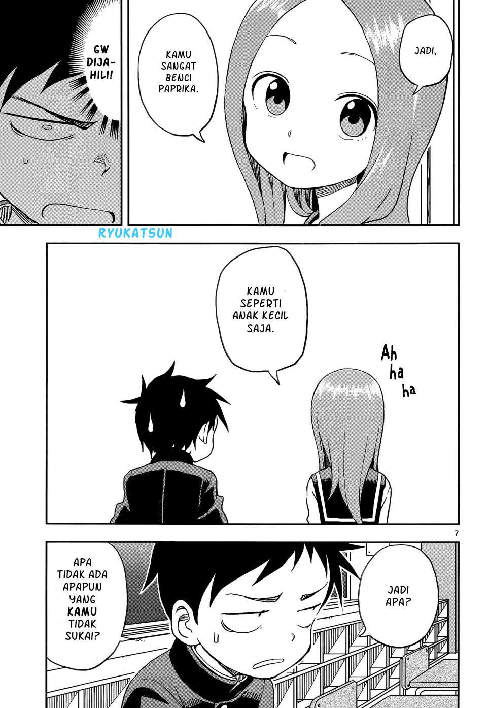 Karakai Jouzu no Takagi-san Chapter 96