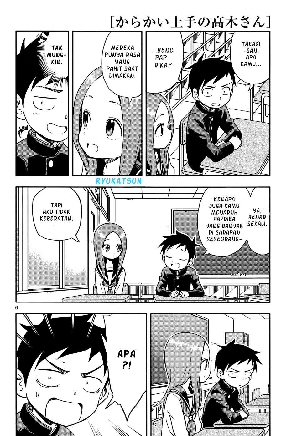 Karakai Jouzu no Takagi-san Chapter 96