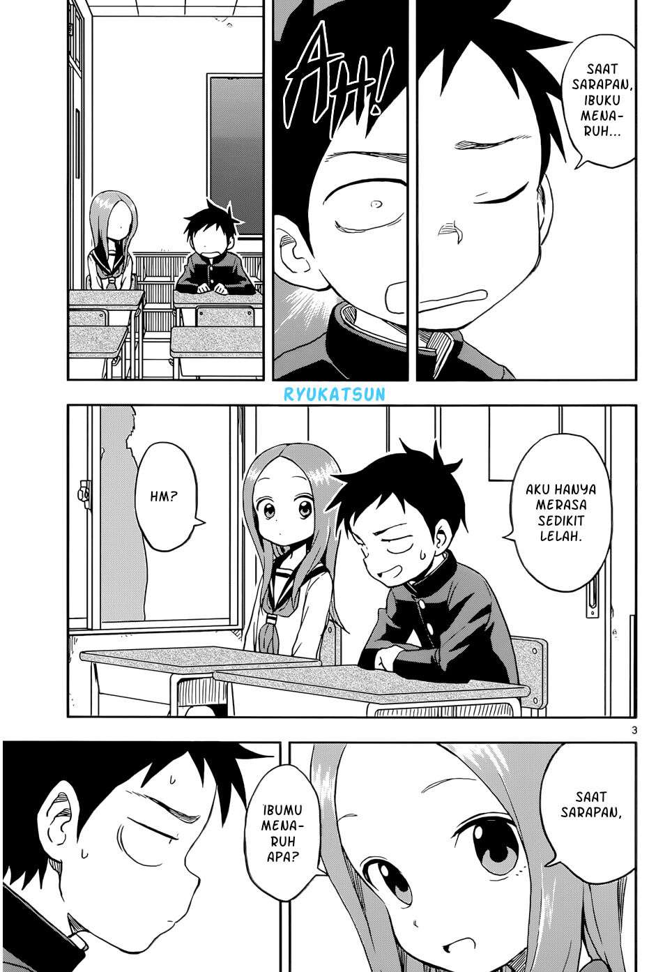 Karakai Jouzu no Takagi-san Chapter 96