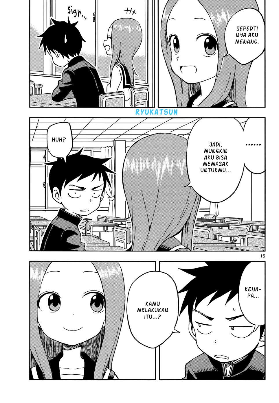 Karakai Jouzu no Takagi-san Chapter 96