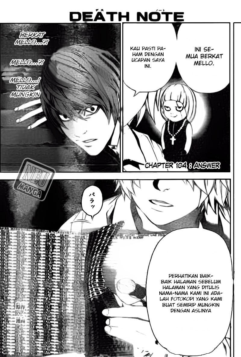 Death Note Chapter 104