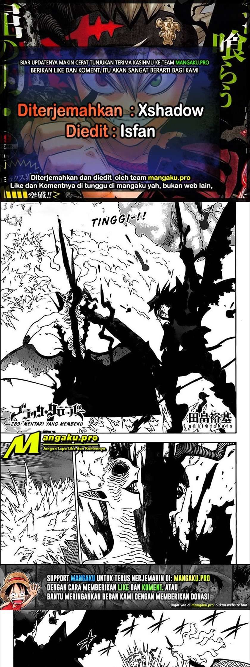 Black Clover Chapter 289