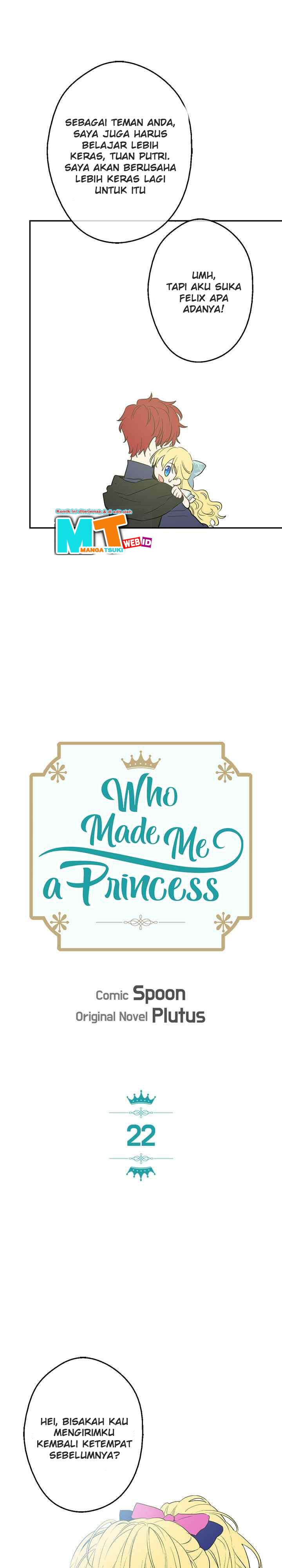 Who Made Me a Princess Chapter 22