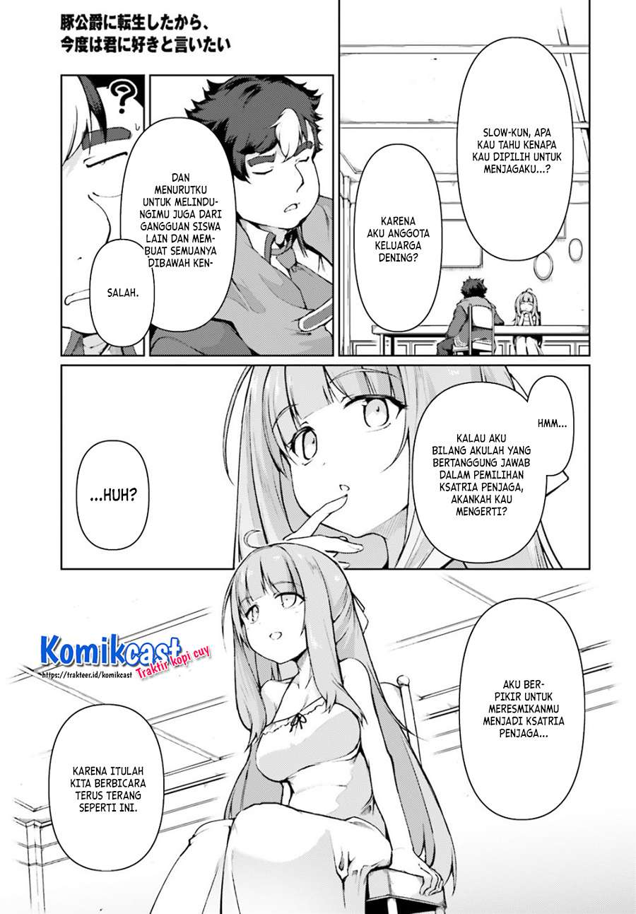 Buta Koushaku ni Tensei Shitakara, Kondo wa Kimi ni Suki to Iitai Chapter 28