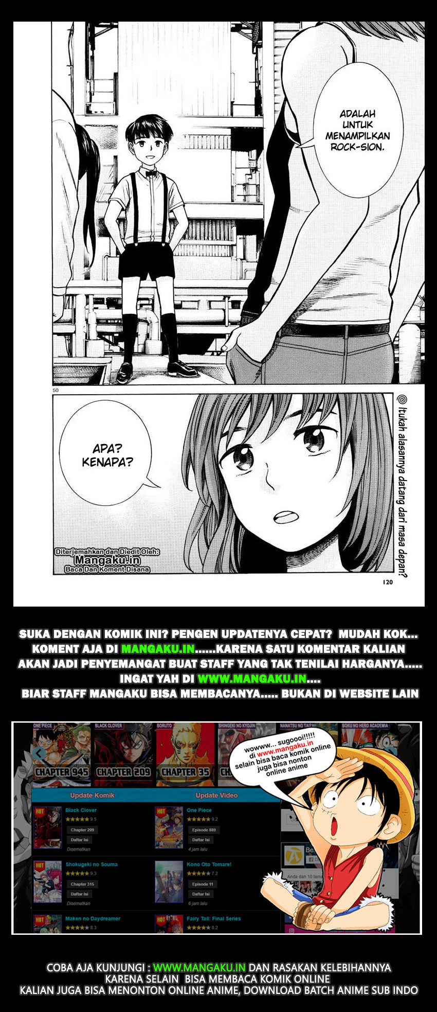 Hinamatsuri Chapter 68