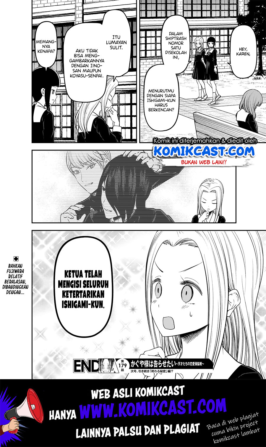 Kaguya-sama wa Kokurasetai: Tensai-tachi no Renai Zunousen Chapter 189