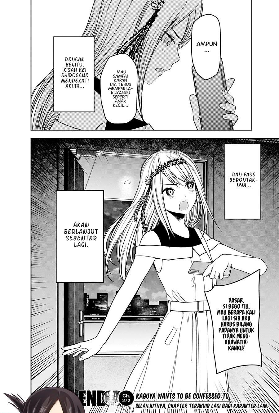 Kaguya-sama wa Kokurasetai: Tensai-tachi no Renai Zunousen Chapter 272