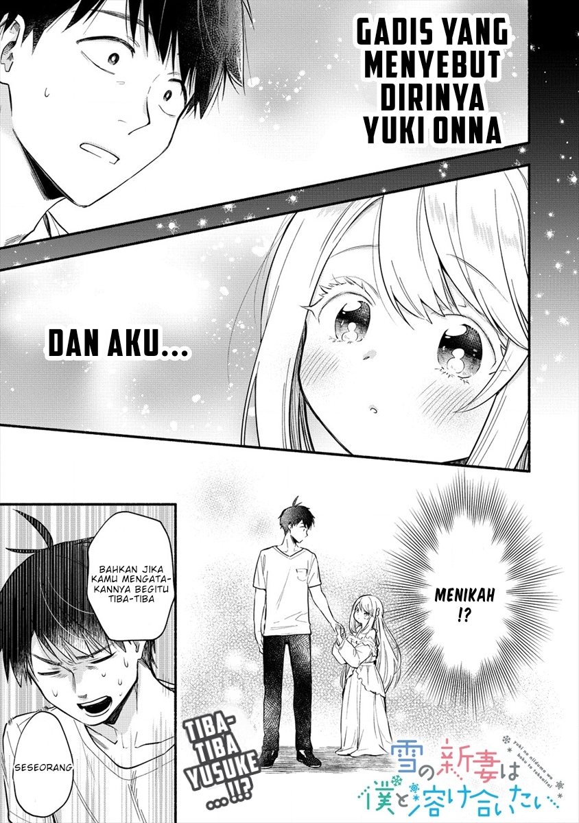 Yuki no Niiduma wa Boku to Tokeaitai Chapter 2.1