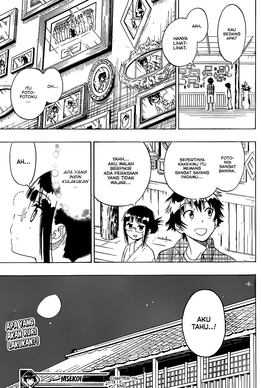 Nisekoi Chapter 114