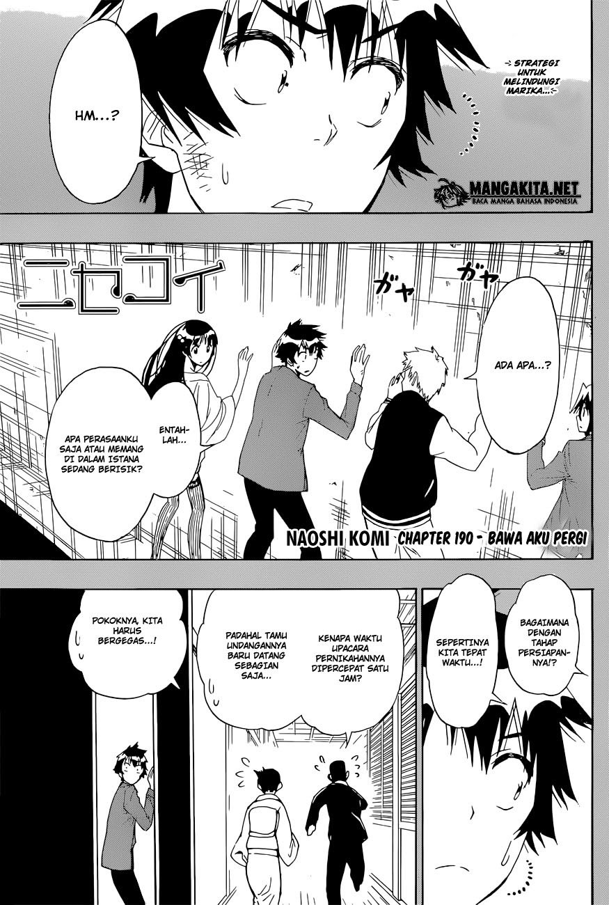 Nisekoi Chapter 190