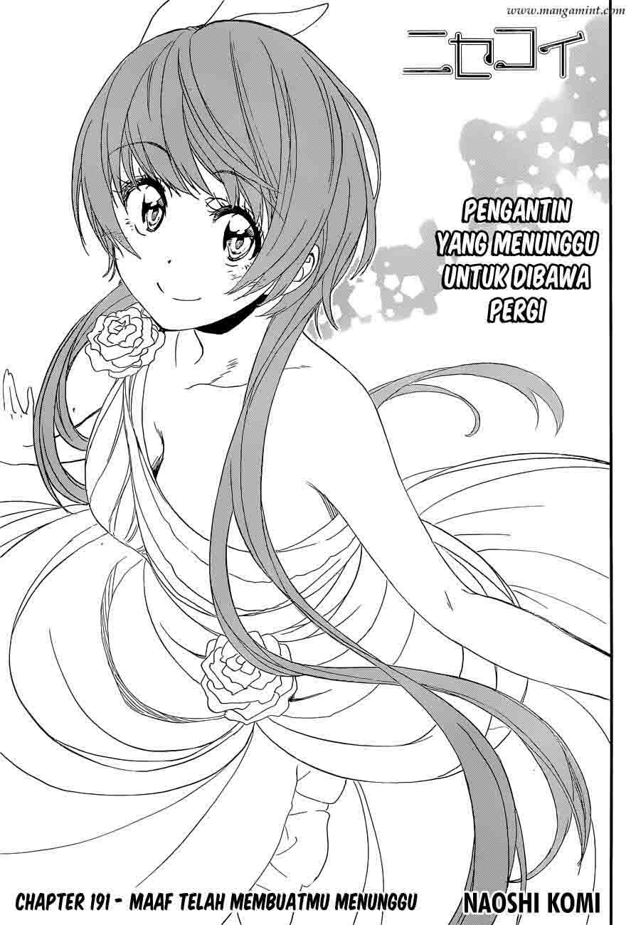 Nisekoi Chapter 191