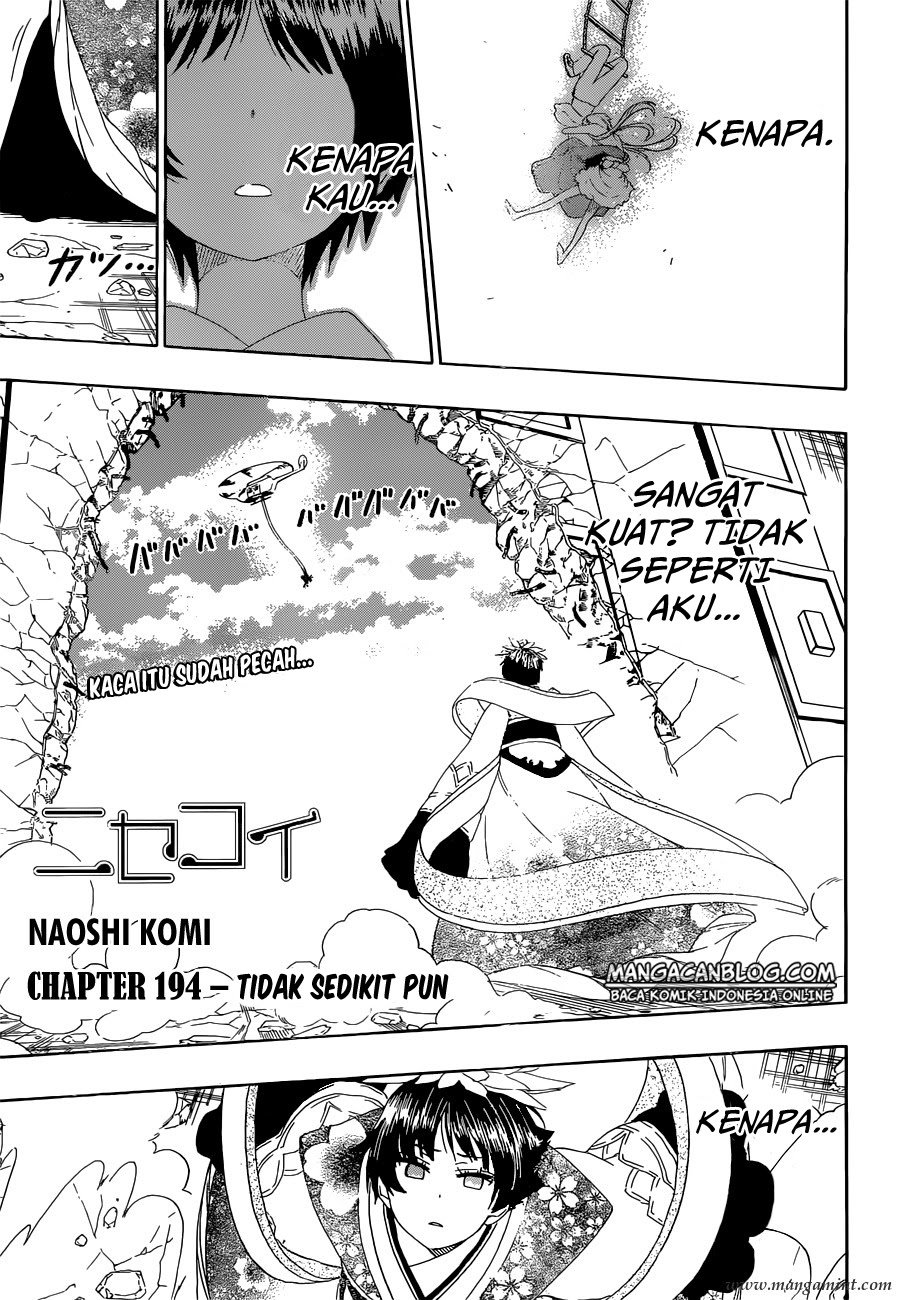 Nisekoi Chapter 194