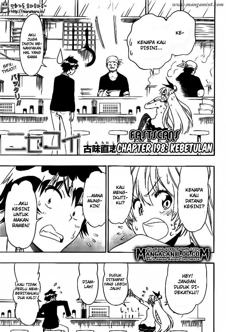 Nisekoi Chapter 198