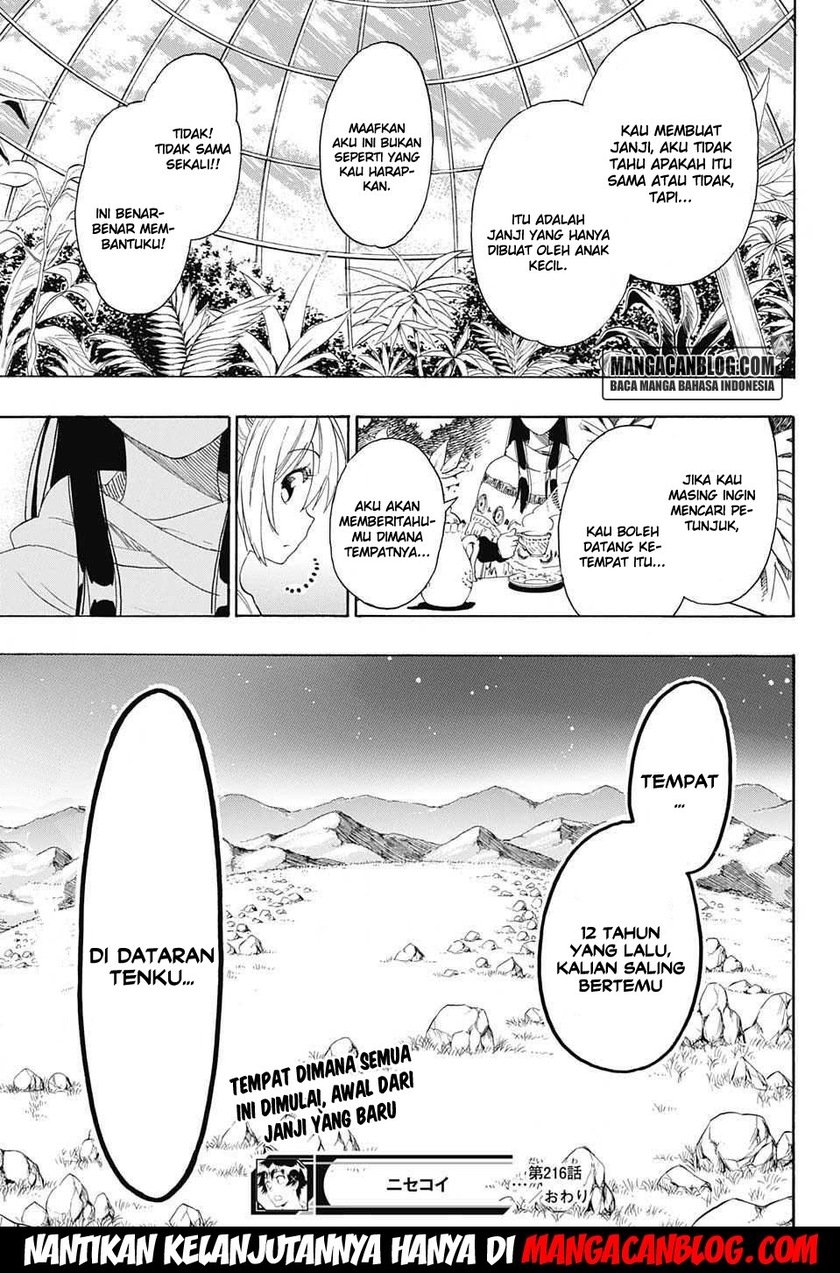 Nisekoi Chapter 216