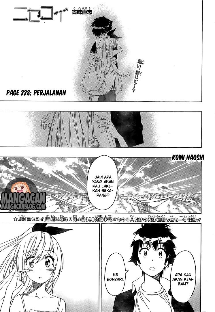 Nisekoi Chapter 228