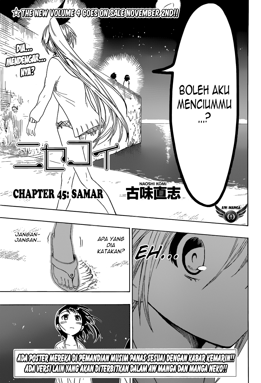 Nisekoi Chapter 45