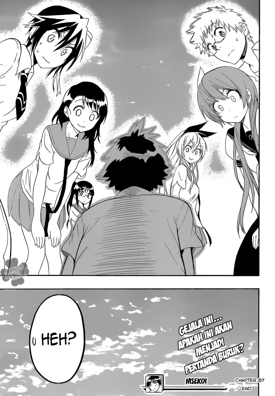 Nisekoi Chapter 87