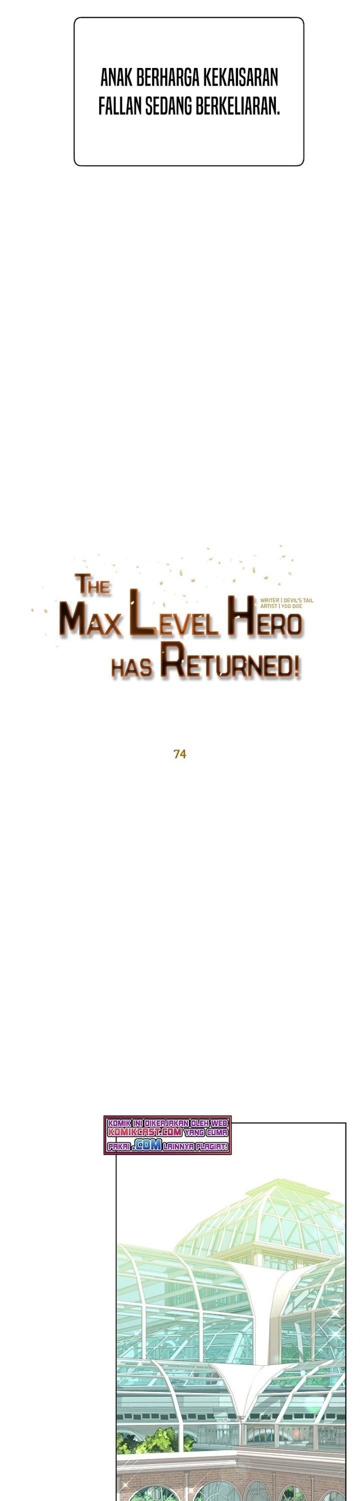 The MAX leveled hero will return! Chapter 74